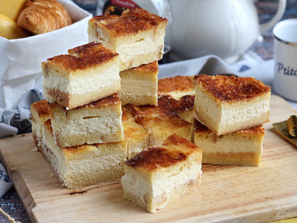 Cheesecake con Pan Brioche Cheesecake con Pan Brioche