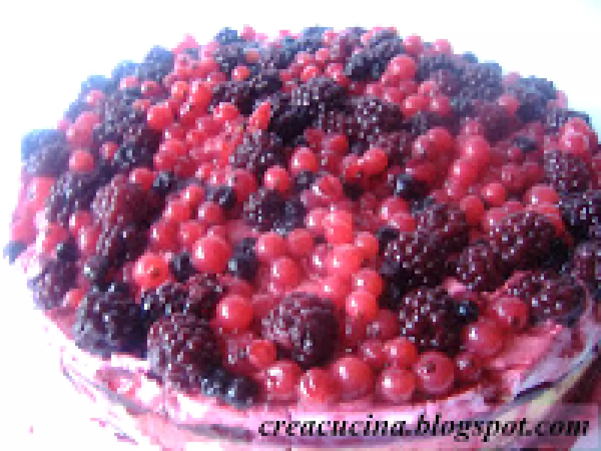 CHEESECAKE CON PANNA E FRUTTI DI BOSCO - foto 4