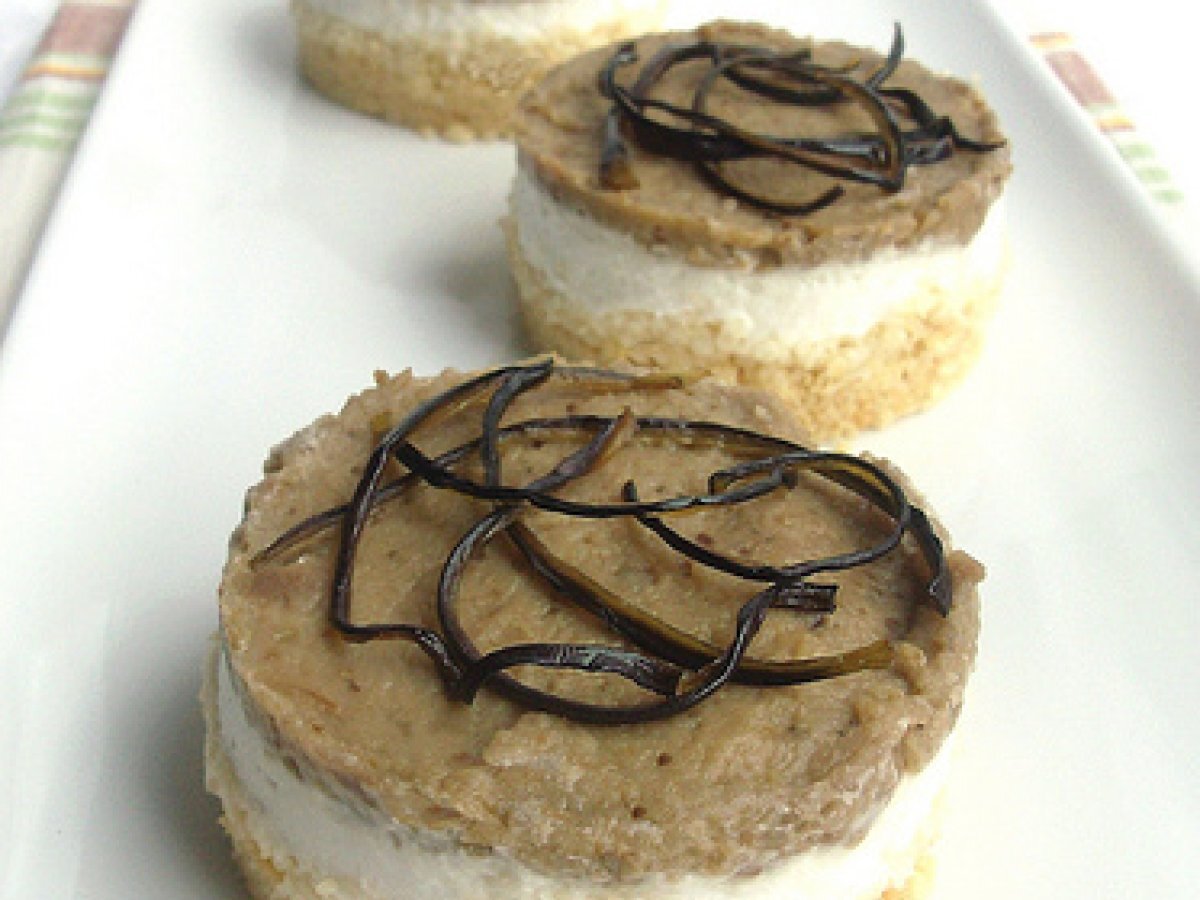 Cheesecake di ricotta e melanzane