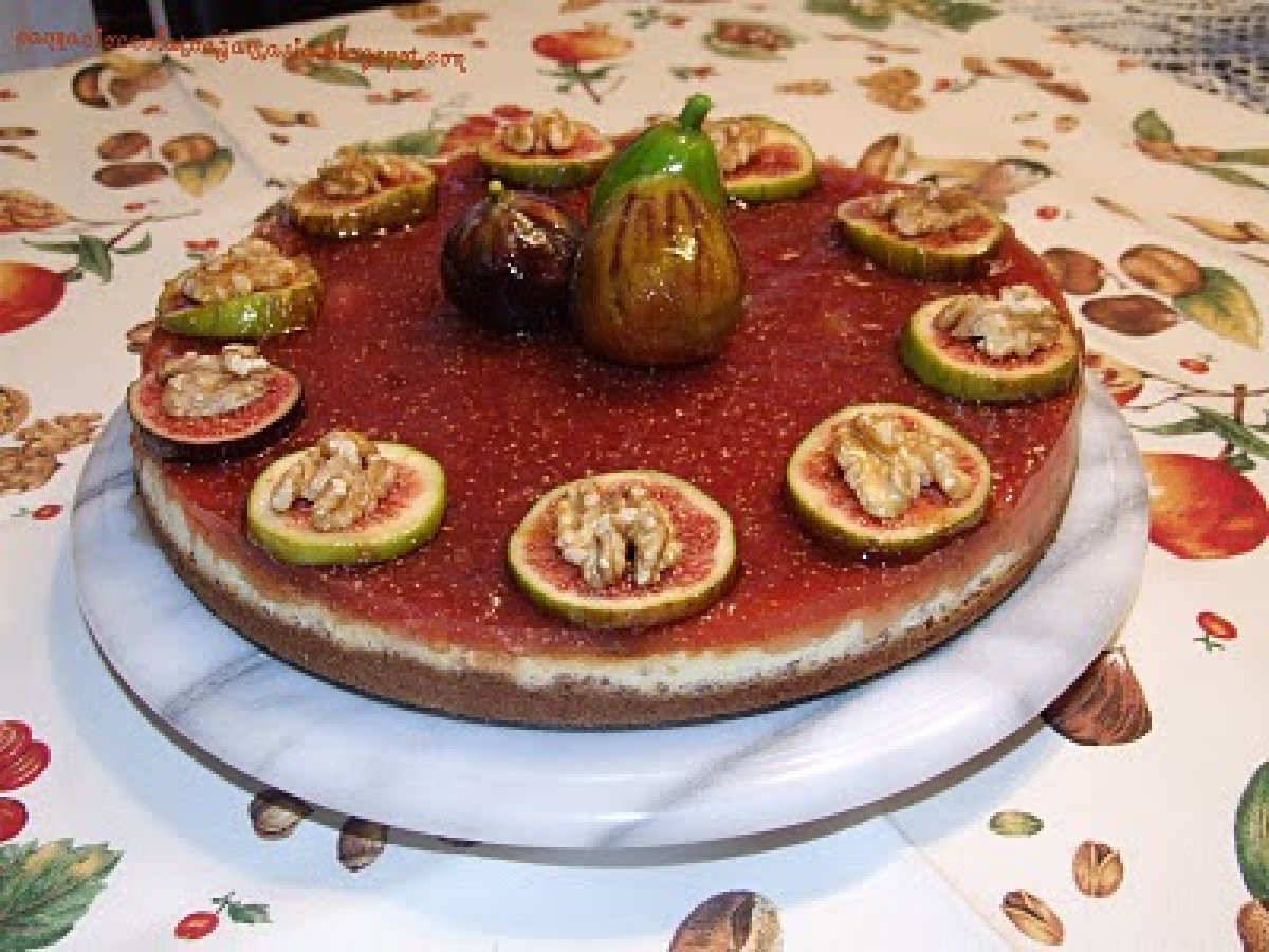 Cheesecake fichi e noci - foto 2