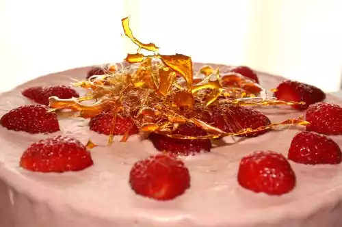 Cheesecake gelato alle fragole