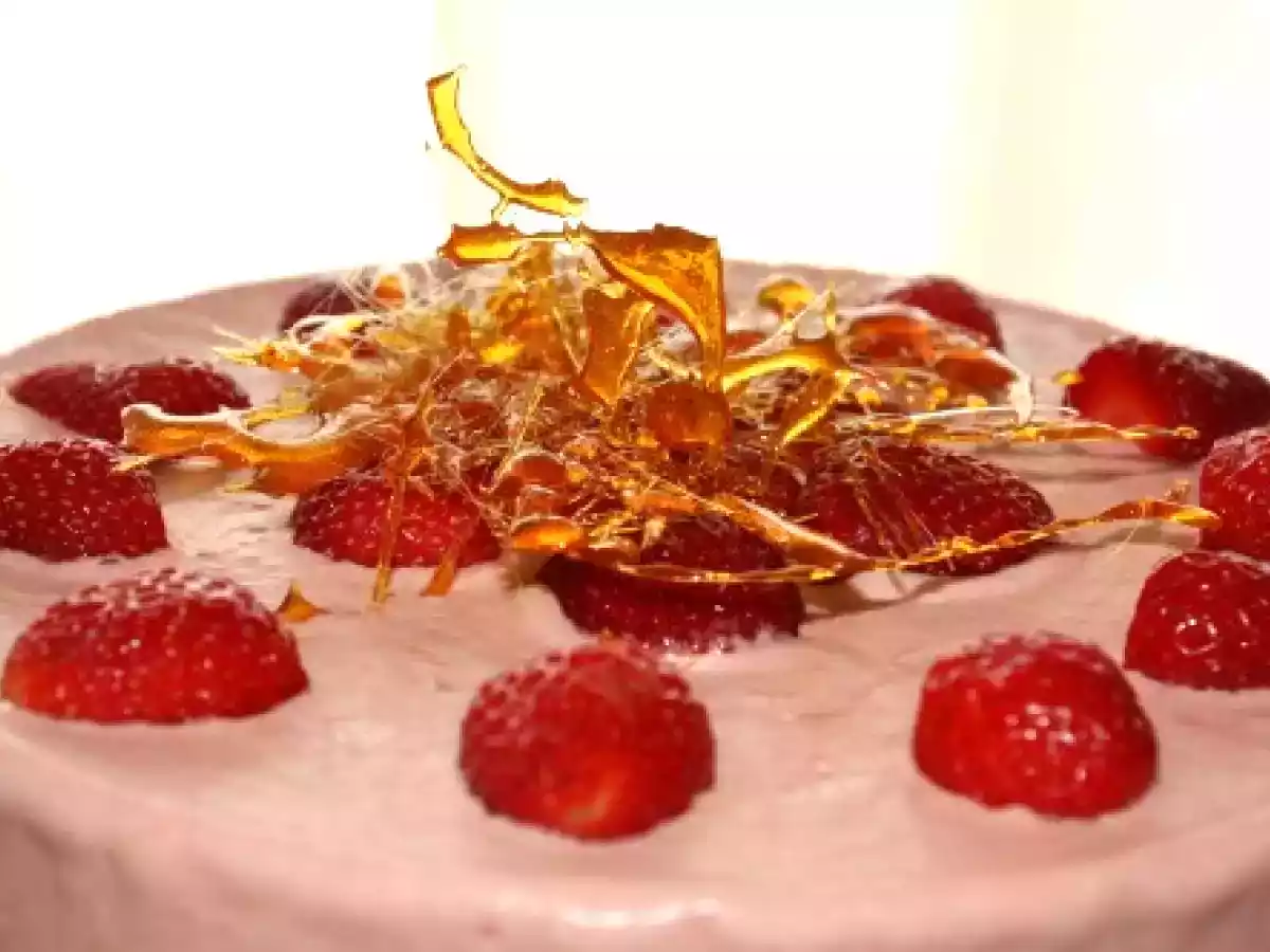 Cheesecake gelato alle fragole