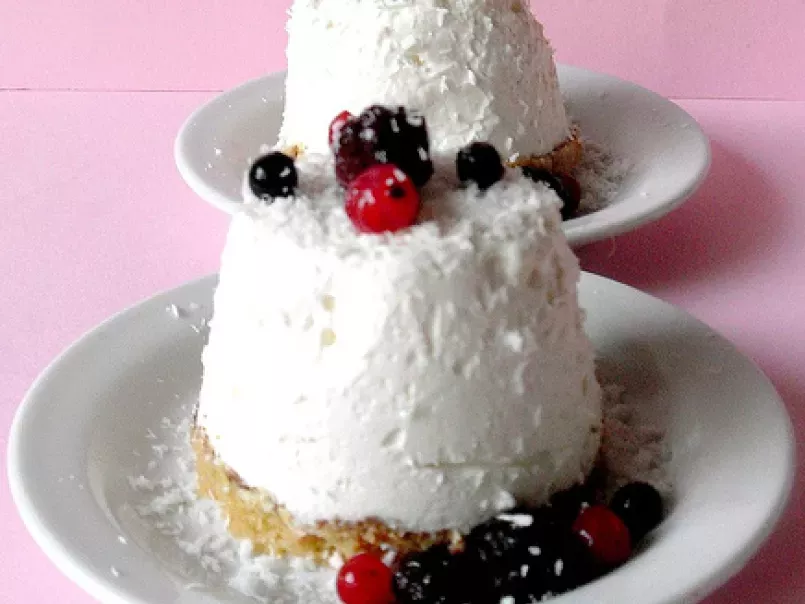 Cheesecake monoporzione con cocco e ricotta, foto 1