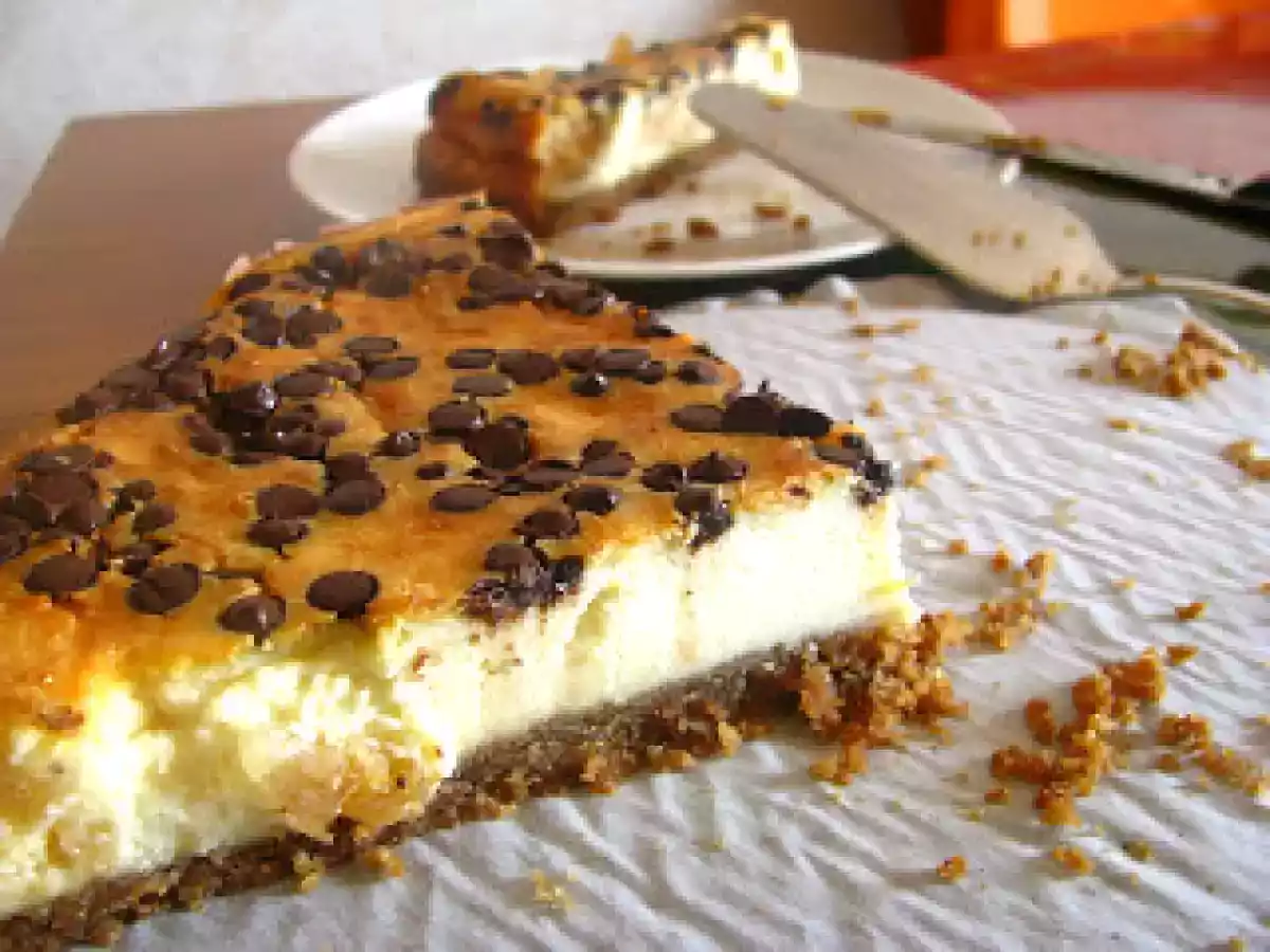 Cheesecake pere e cioccolato...per le mie adorate colleghe!