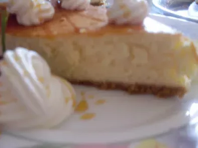 Cheesecake profumata al limone..con fili di caramello!!^_^ - foto 2