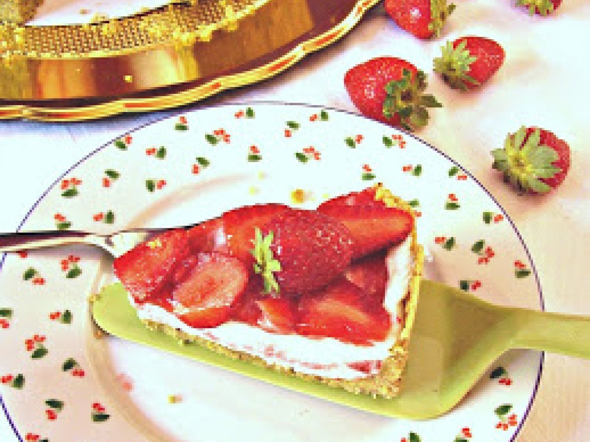 Cheesecake variegata fragola