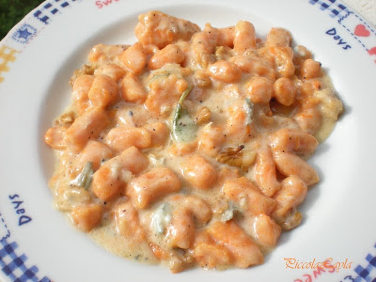 Chicche di Zucca con Gorgonzola e Noci