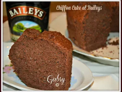 Chiffon cake al baileys