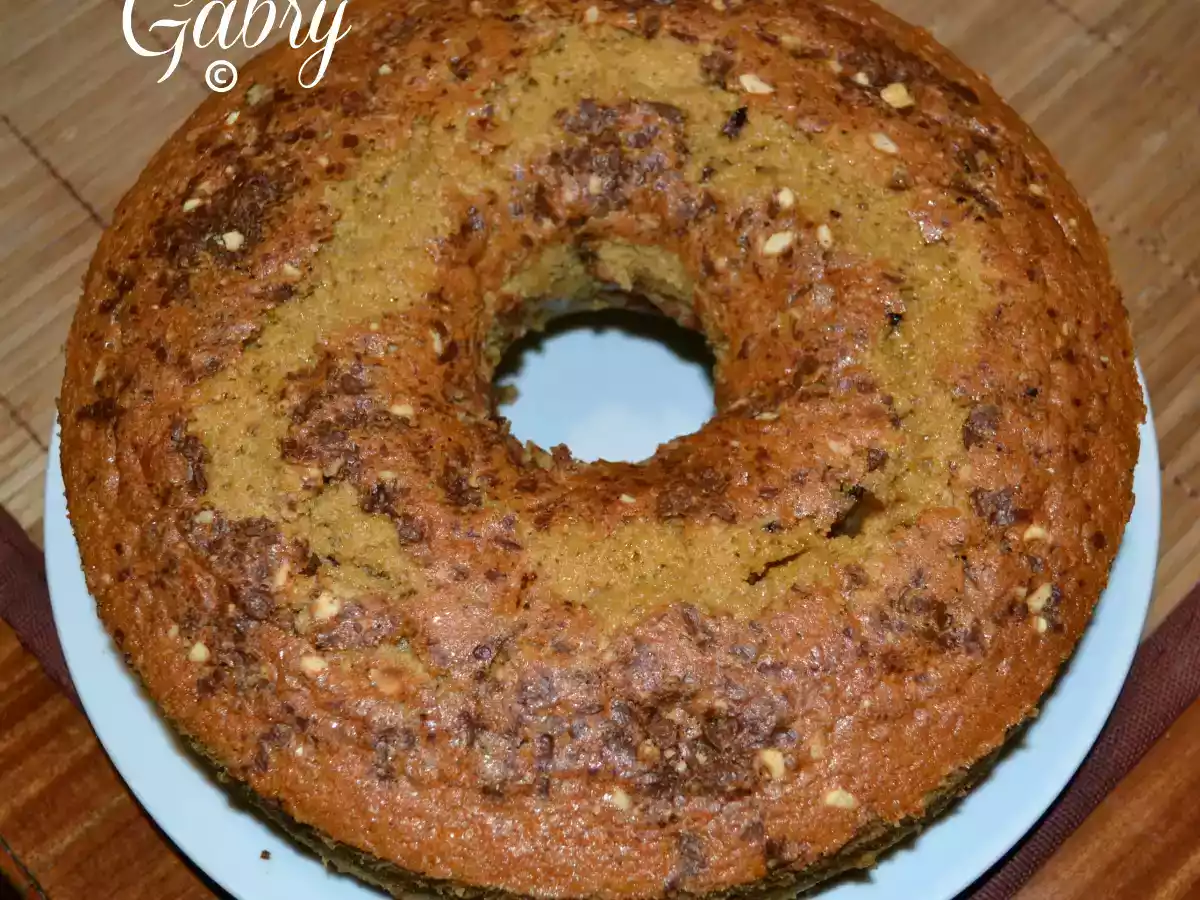 Chiffon cake con cioccolato alle nocciole gianduia - foto 2