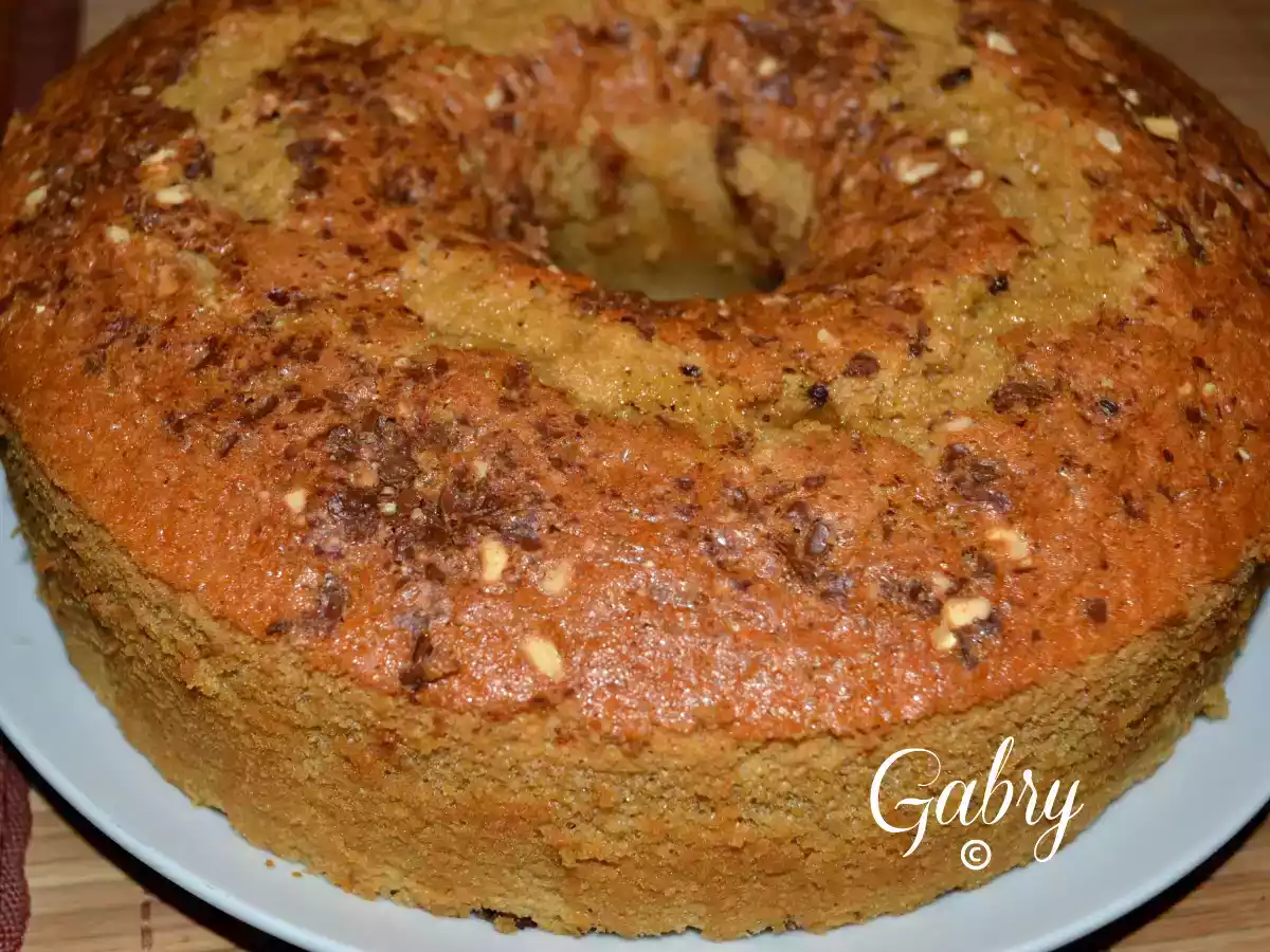 Chiffon cake con cioccolato alle nocciole gianduia - foto 4