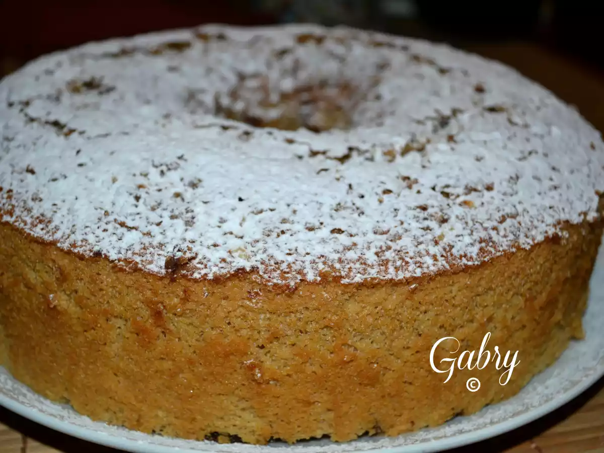 Chiffon cake con cioccolato alle nocciole gianduia - foto 5