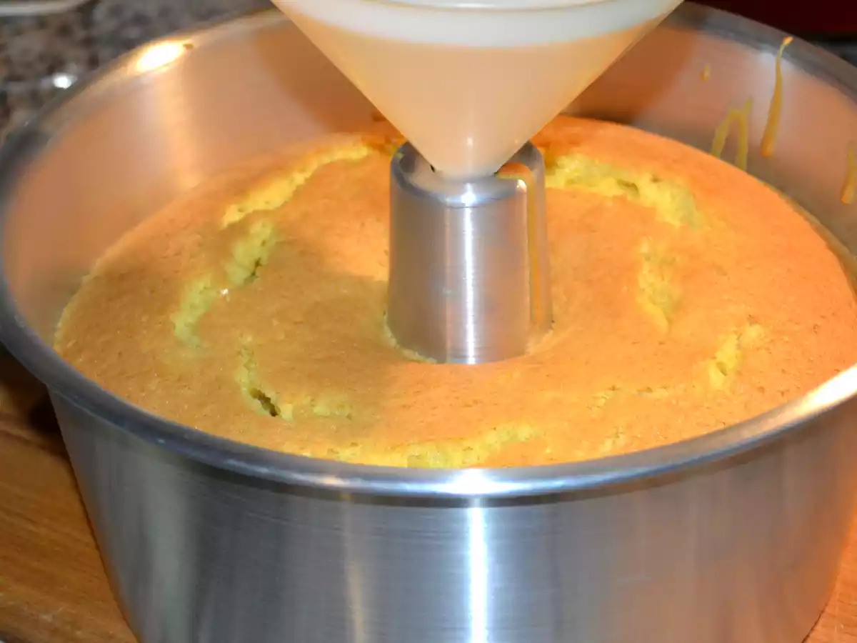 Chiffon cake con cioccolato alle nocciole gianduia - foto 7