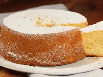 Chiffon cake di limone e vaniglia