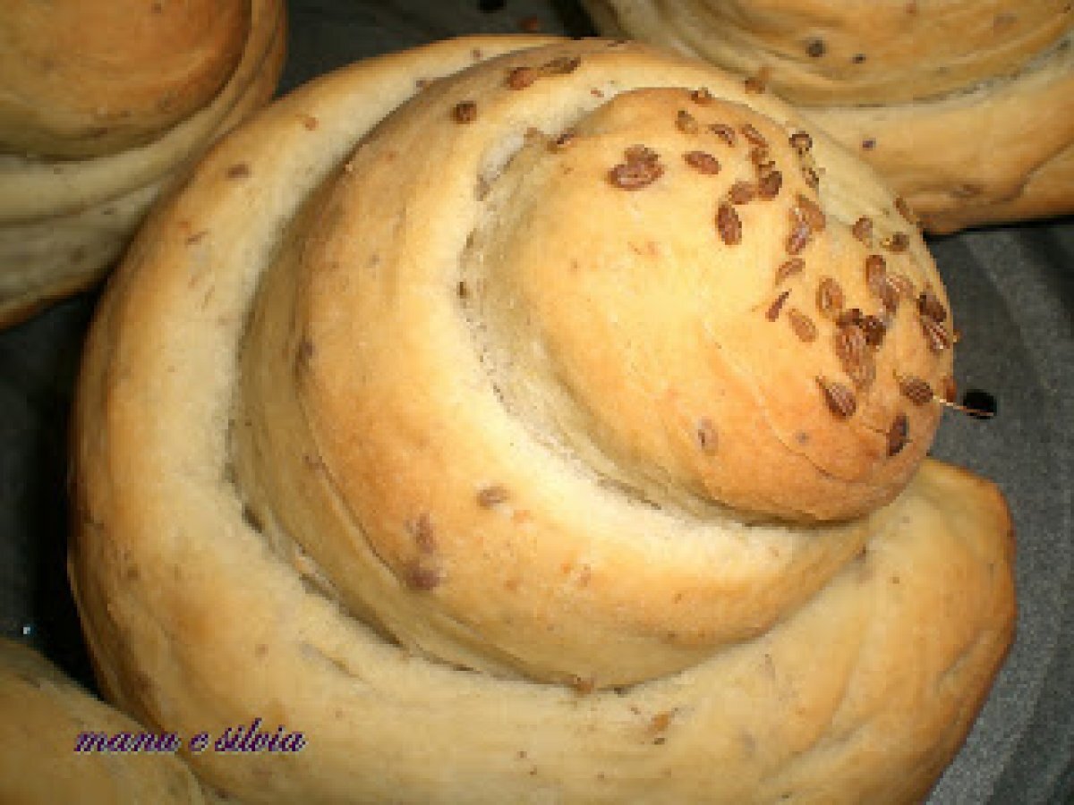 Chioccioline di pane all'anice