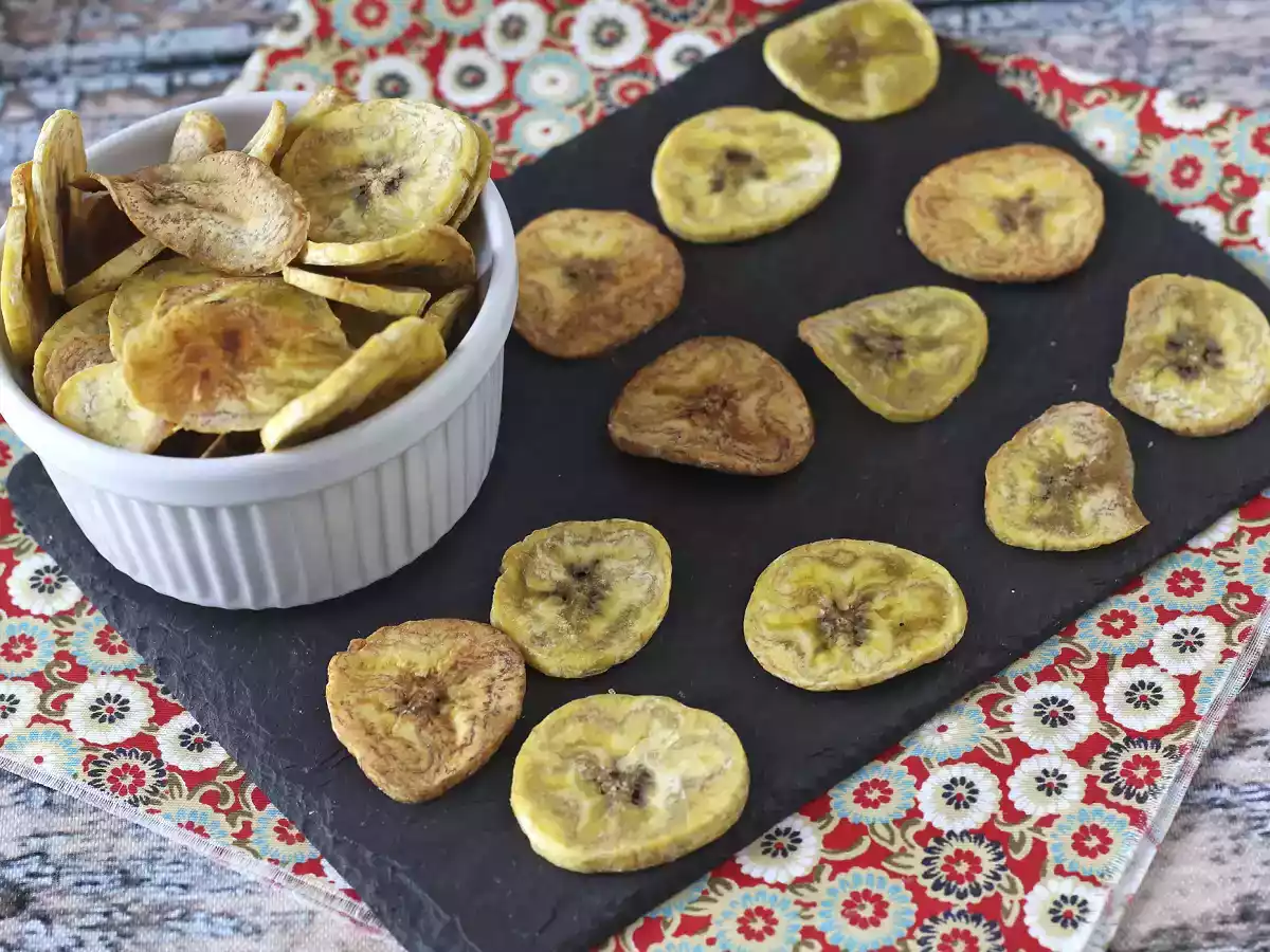Chips di banane cotte al forno - foto 2