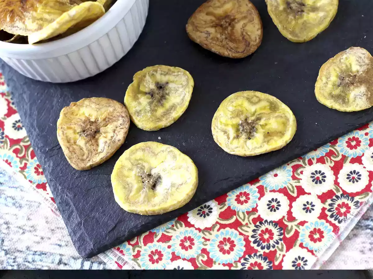 Chips di banane cotte al forno - foto 3