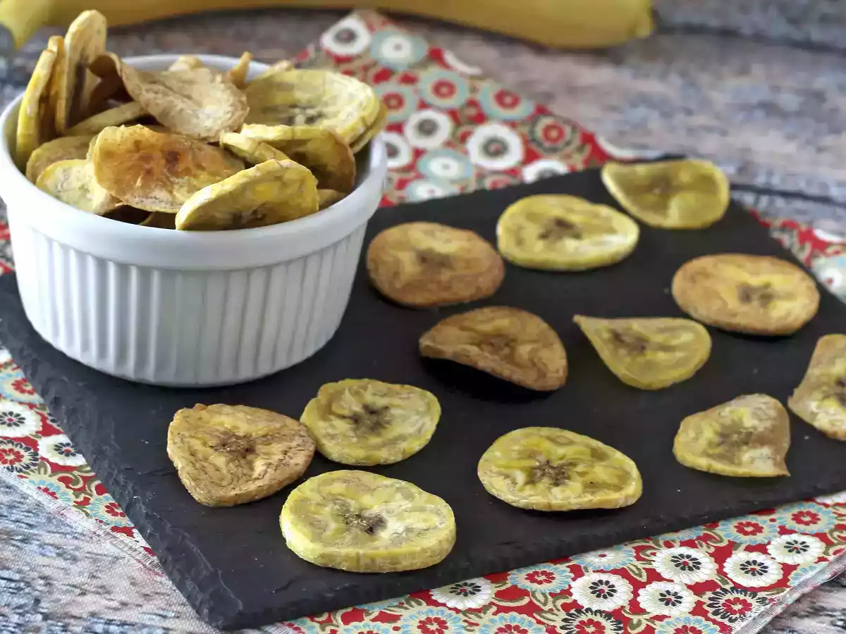 Chips di banane cotte al forno - foto 5