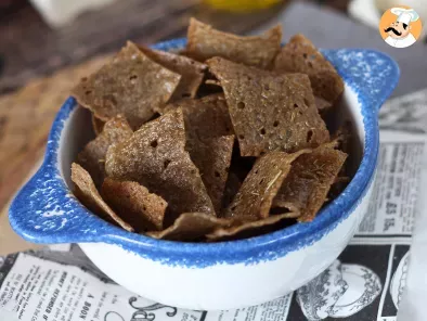 Chips di crêpes al grano saraceno, perfette per l'aperitivo!