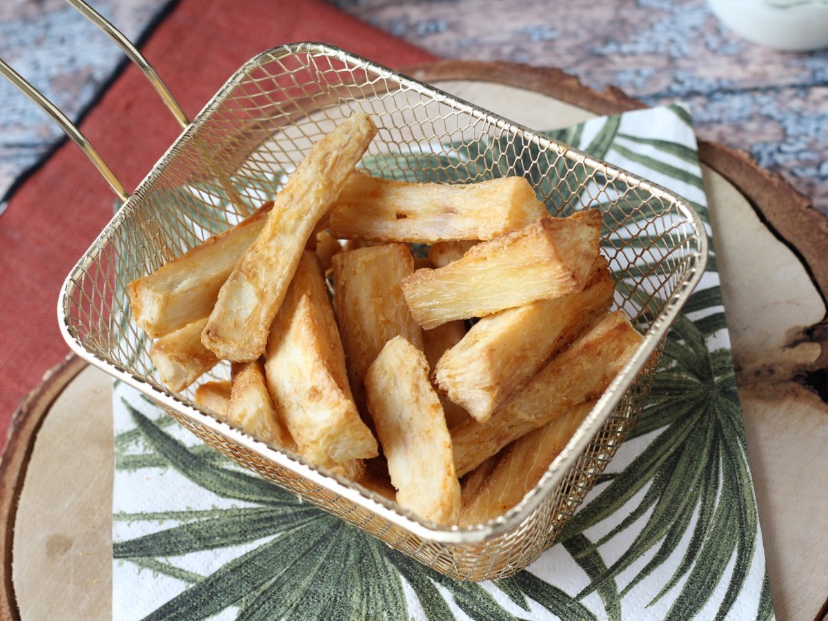 Chips di manioca in friggitrice ad aria!