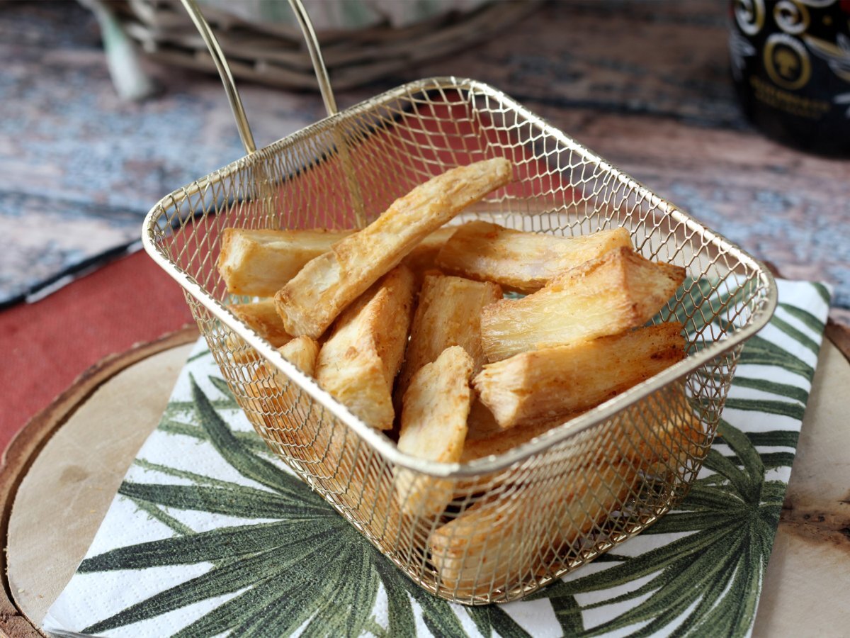 Chips di manioca in friggitrice ad aria! - foto 3