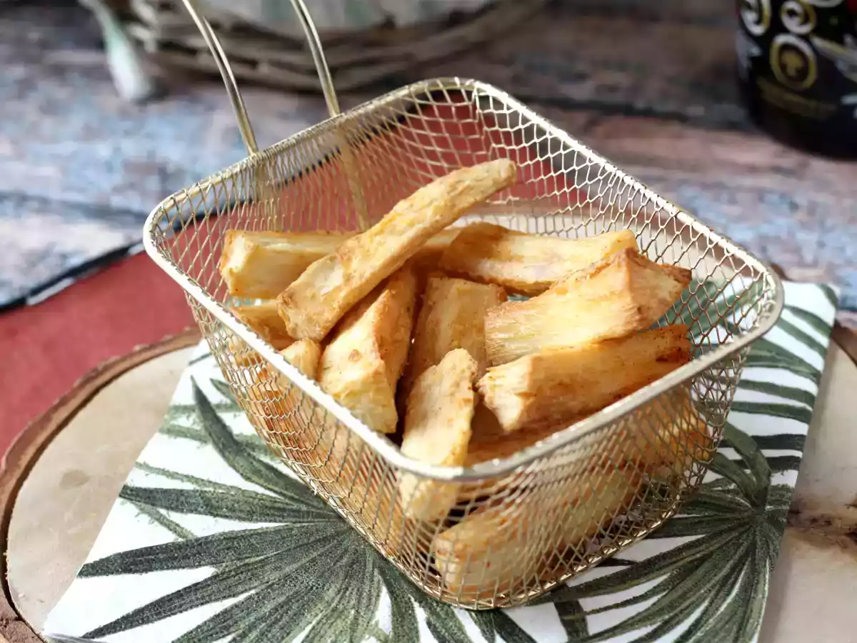 Chips di manioca in friggitrice ad aria! - foto 3