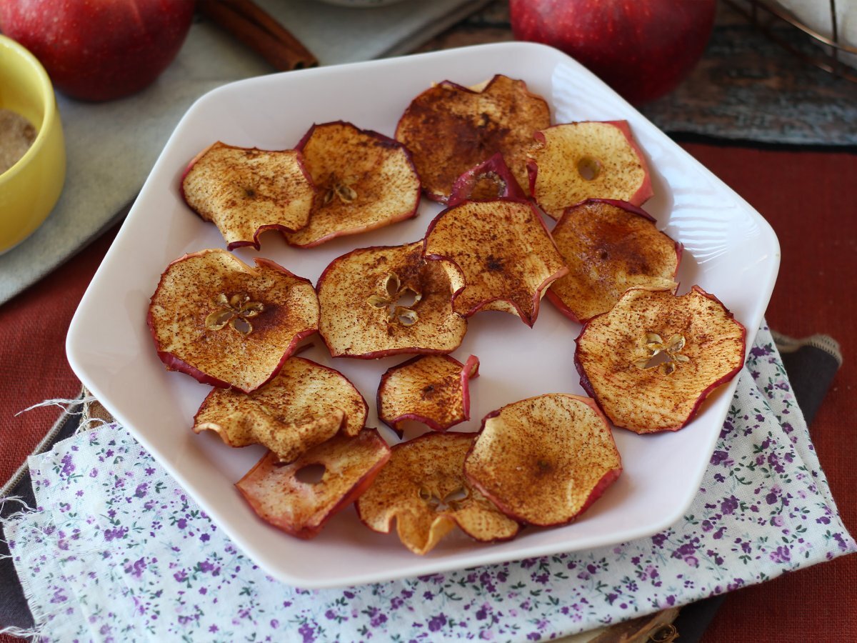 Chips di mele con la friggitrice ad aria - foto 4