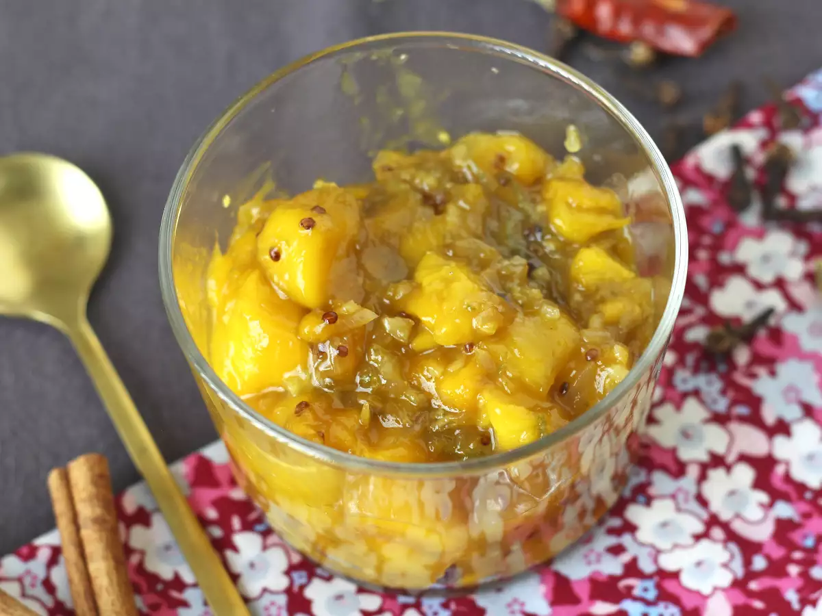 Chutney di mango fatto in casa: ricetta originale indiana per carni e formaggi - foto 3