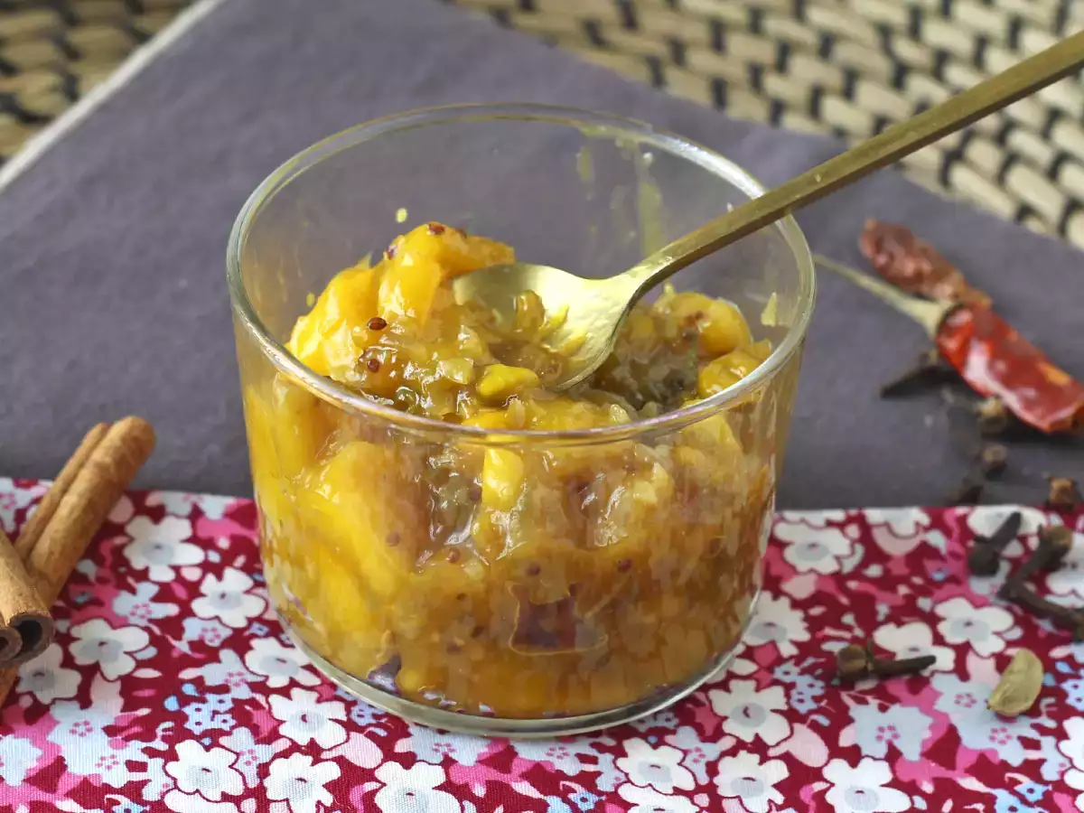 Chutney di mango fatto in casa: ricetta originale indiana per carni e formaggi - foto 4