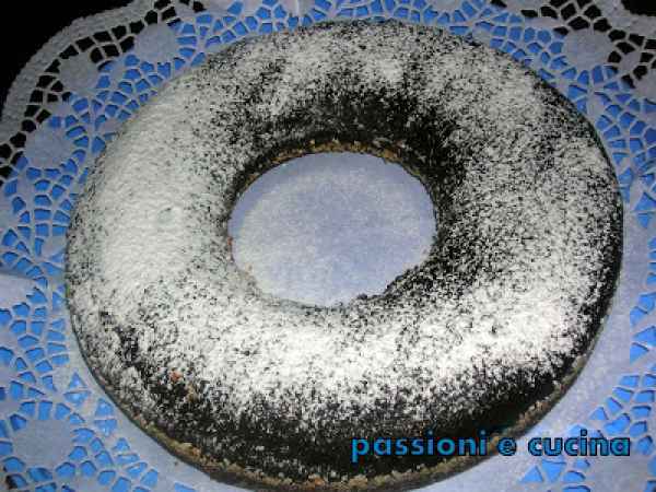 CIAMBELLA AL CAFFE' E CACAO CON PROFUMO DI ARANCIA nel fornetto, foto 3