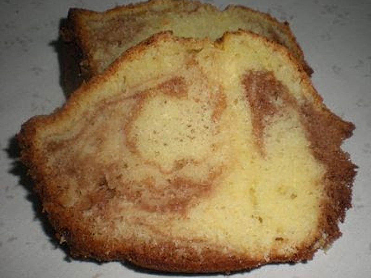 Ciambella allo yogurt variegata al cacao, foto 2