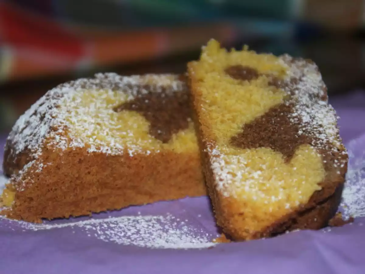 Ciambella Bicolore per colazione