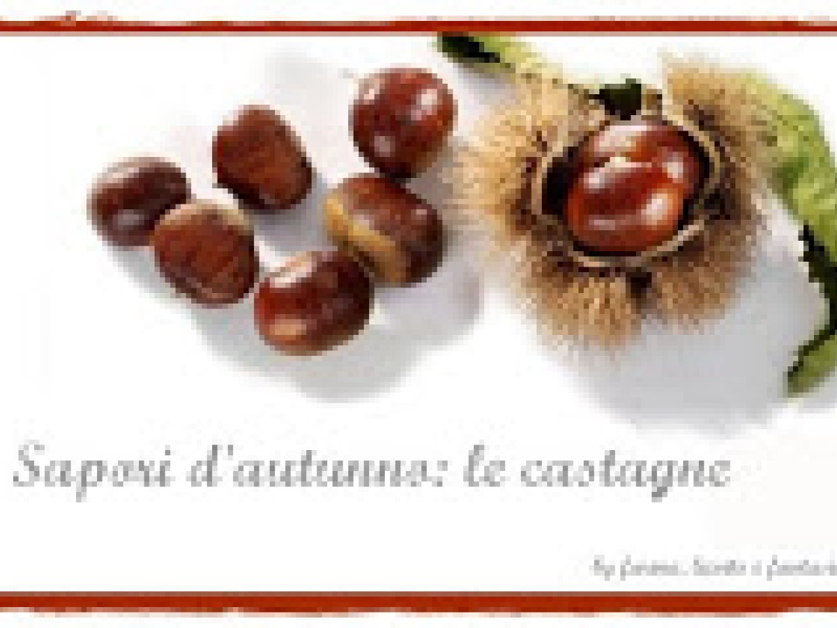 Ciambella con castagne ....... soffice e deliziosa anche monoporzione