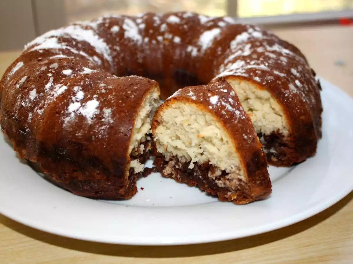 Ciambella nutella e cocco