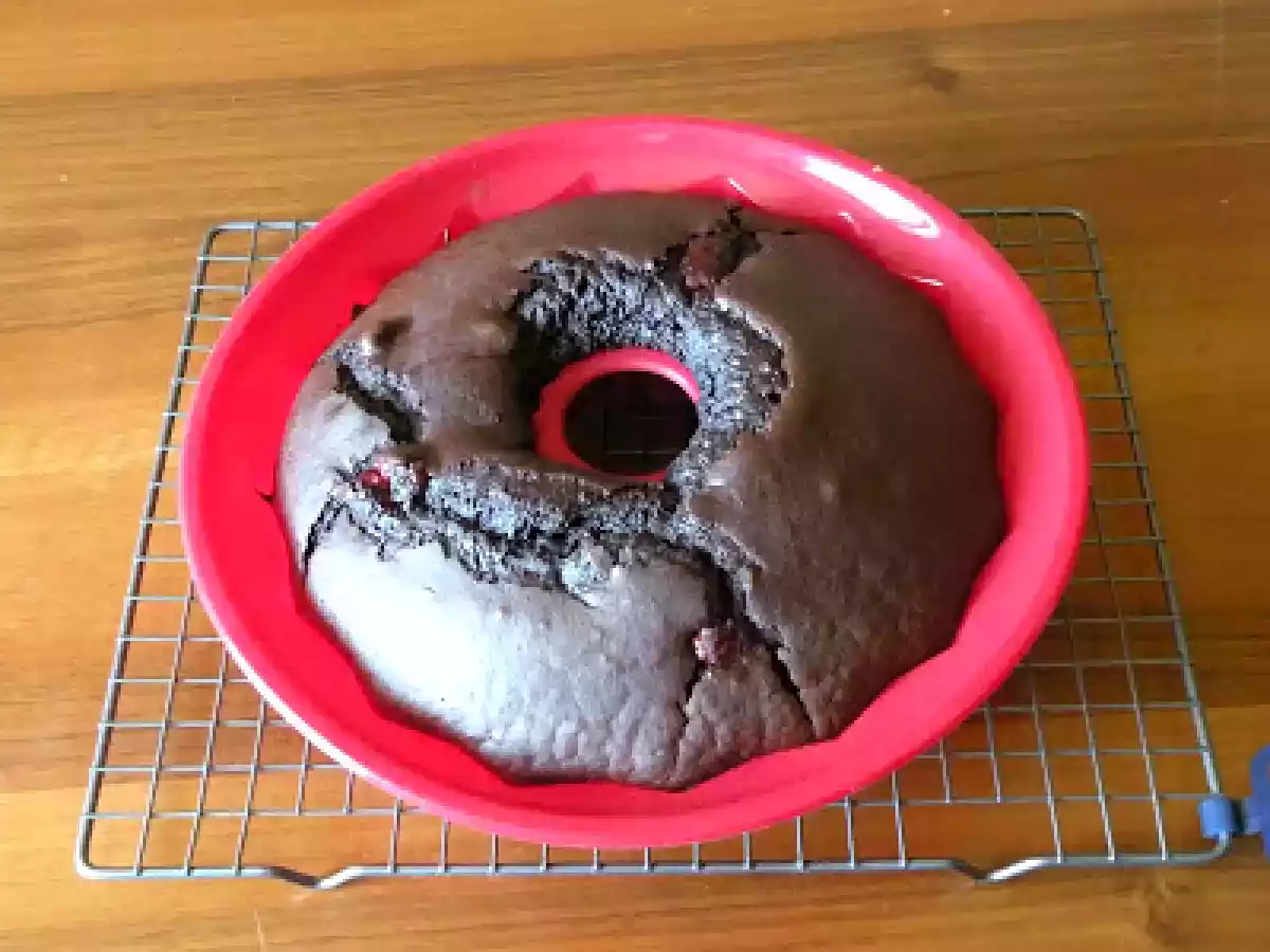 Ciambellone ai lamponi con...niente! - foto 4