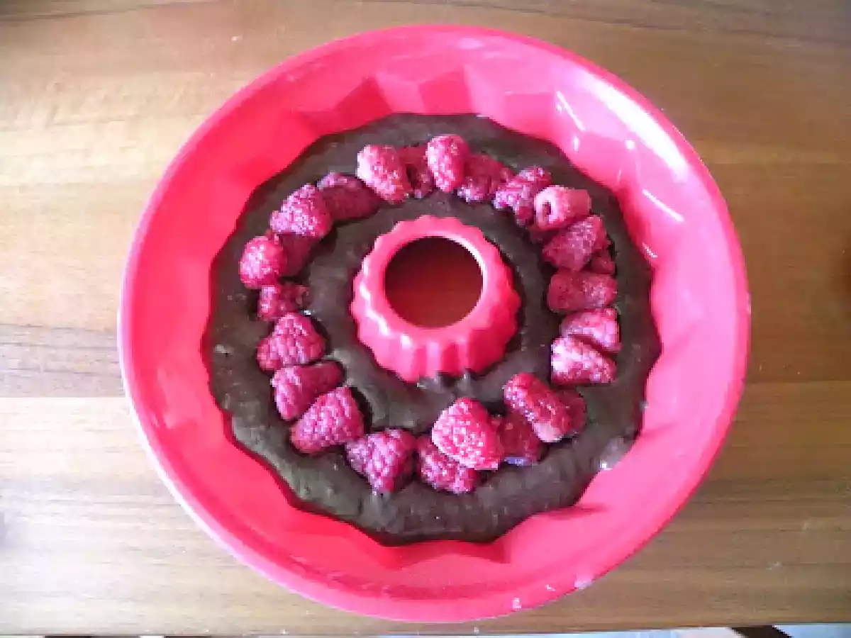 Ciambellone ai lamponi con...niente! - foto 6