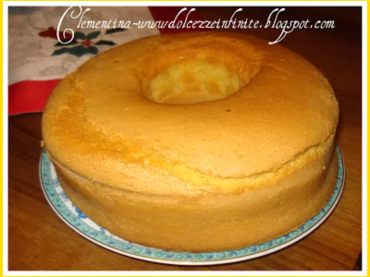 CIAMBELLONE AMERICANO O CHIFFON CAKE