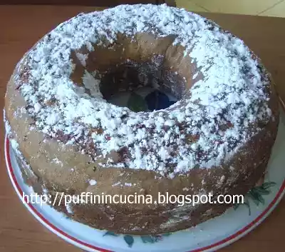 Ciambellone ricotta e noci