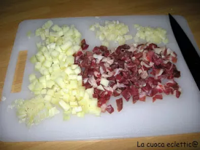 Ciambellone salato con prosciutto e formaggi, foto 7