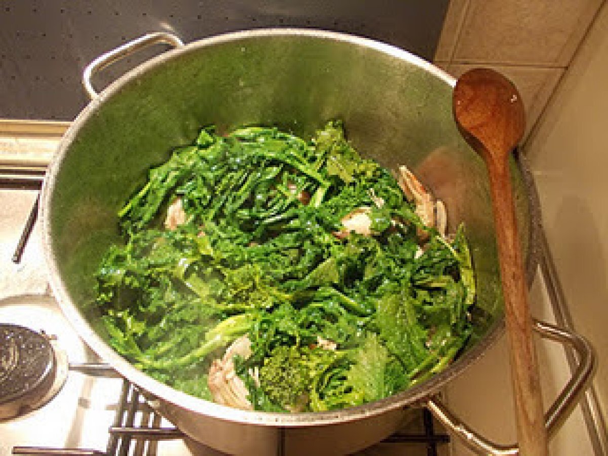 Cime di rapa e canocchie (Broccoli di rapa e spernocchie) - foto 2