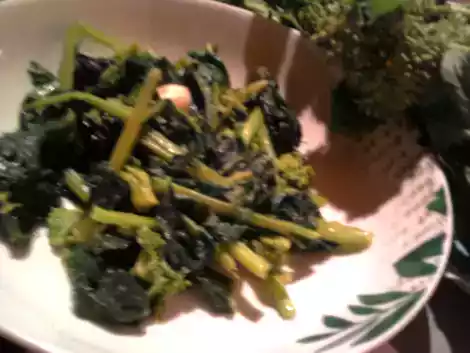 Cime di rapa ripassate