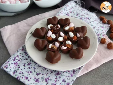 Cioccolatini con marshmallow e nocciole