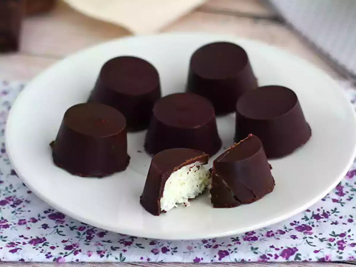 Cioccolatini ripieni al cocco