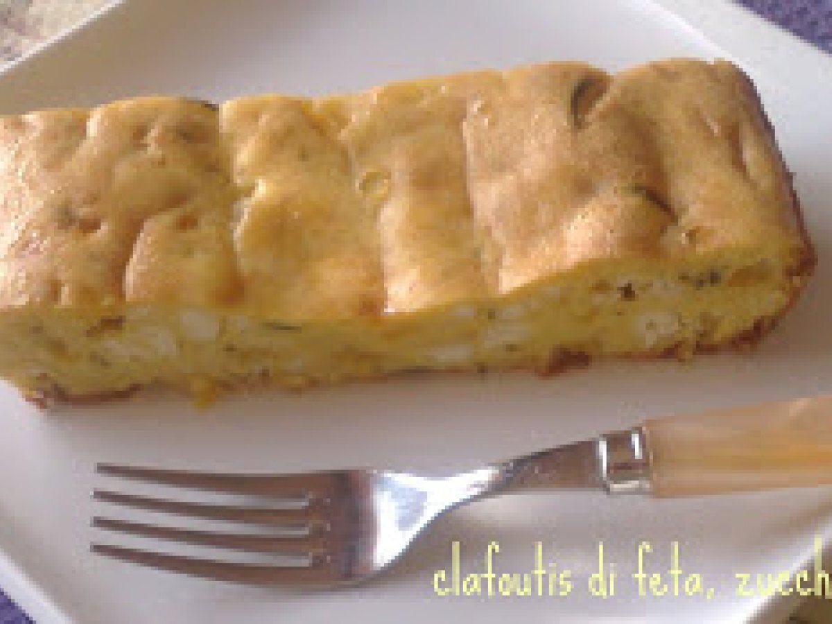 Clafoutis di feta, zucchine e peperoni - foto 3