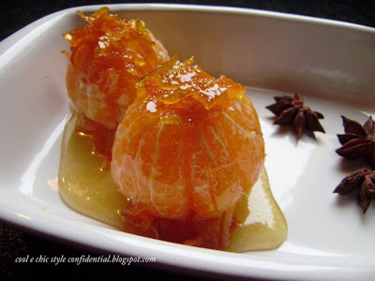 Clementine glassate al limone e anice stellato, foto 4