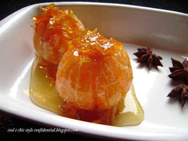 Clementine glassate al limone e anice stellato, foto 4