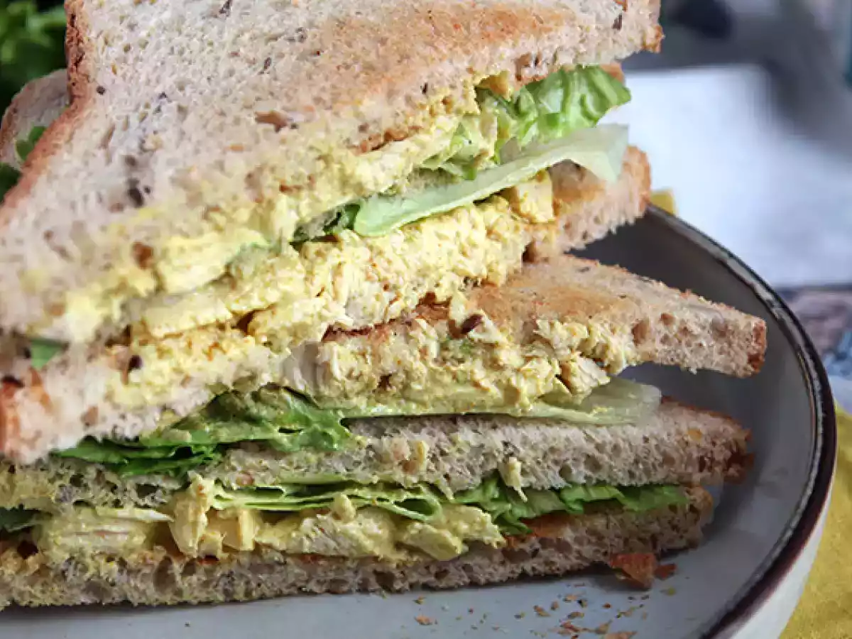 Club sandwich con pollo al curry - foto 4