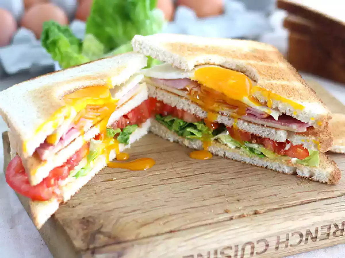 Club Sandwich rivisitato con l'uovo - foto 2