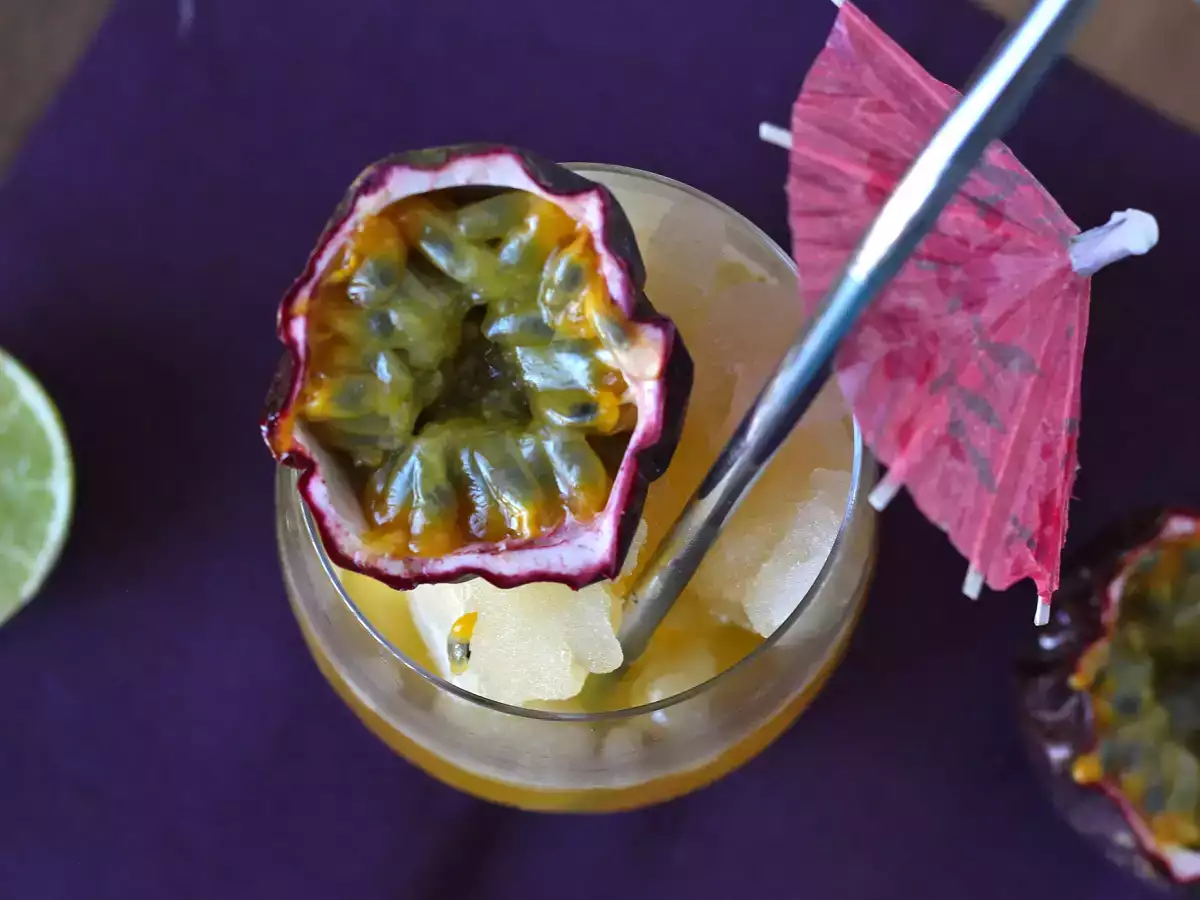 Cocktail granita gin e frutto della passione: la bevanda rinfrescante dell'estate! - foto 3