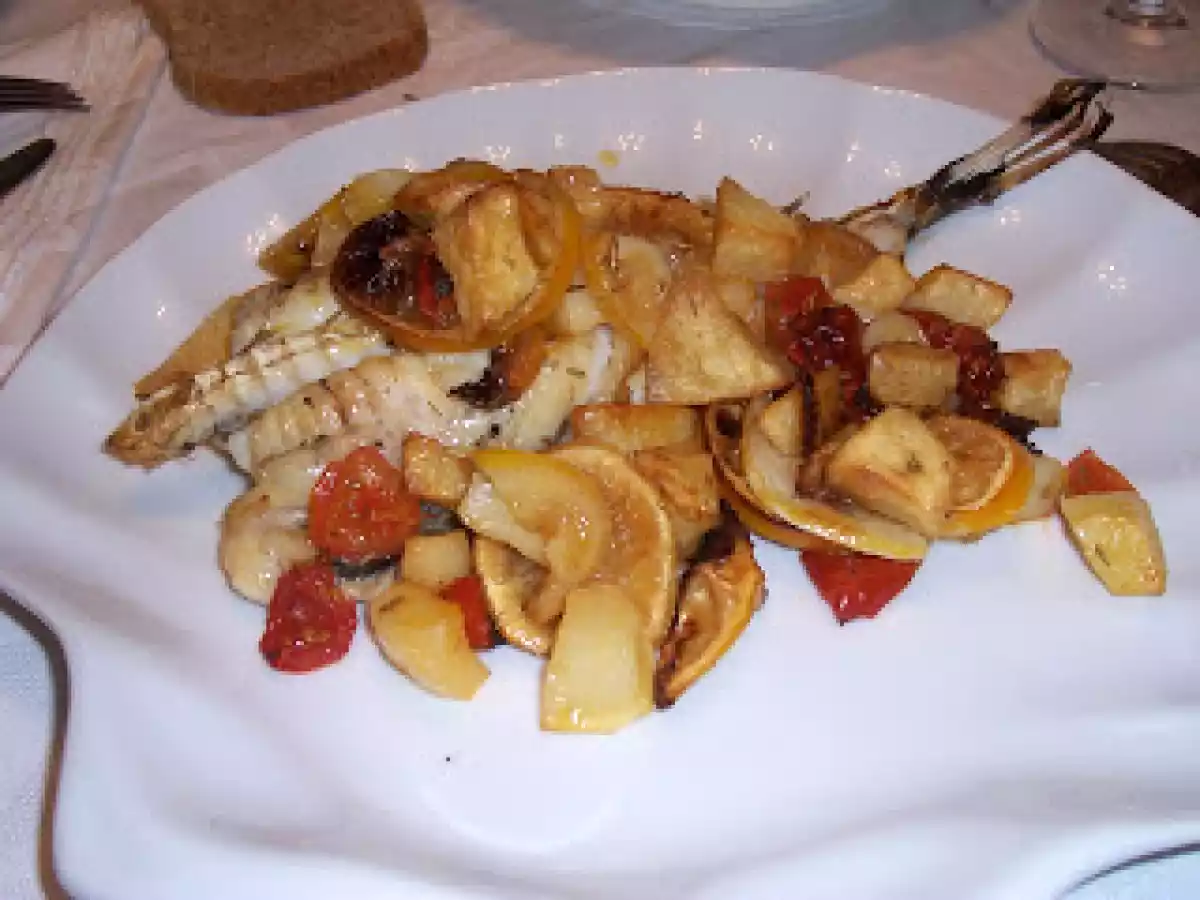 Coda di rospo aromatica al forno