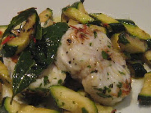 CODA DI ROSPO CON ZUCCHINE